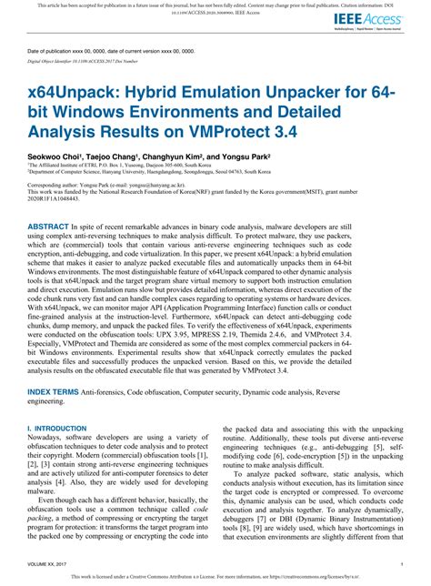 x64Unpack: Hybrid Emulation Unpacker for 64.